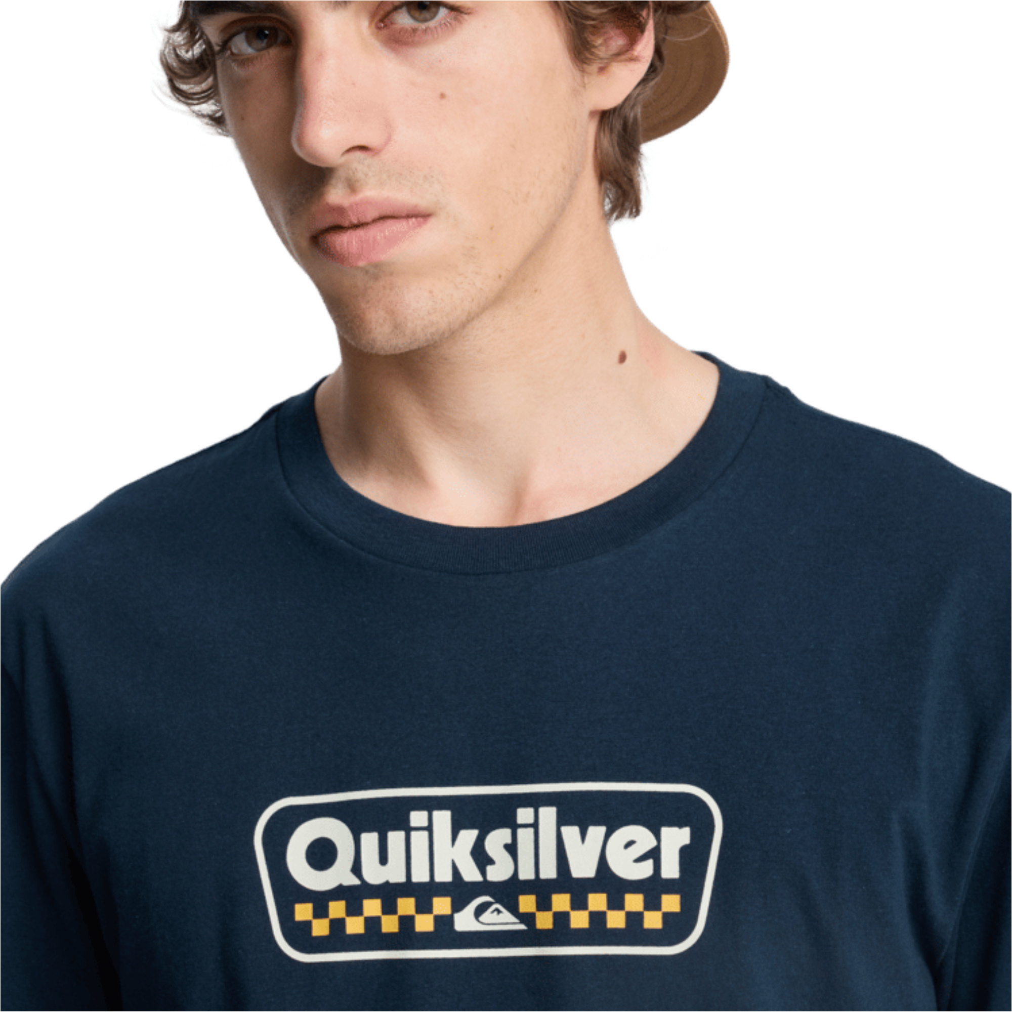 2026 Quiksilver Mens EV Starting Grid Short Sleeve Tee EQYZT08288 - Dark Navy